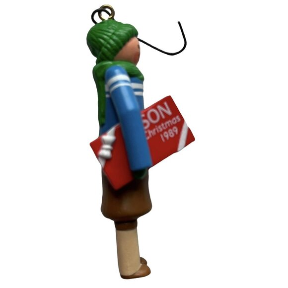 Hallmark Keepsake Handcrafted Ornament Son Boy 1989 Vintage Gift Sweater - Picture 3 of 7